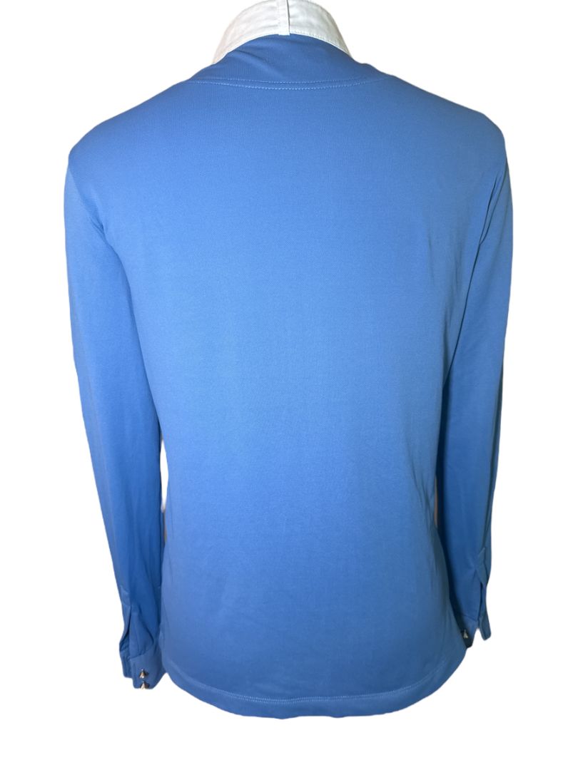 Anna Scarpati Long Sleeve Show Shirt - Blue / Size IT 46