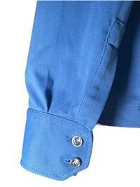 Anna Scarpati Long Sleeve Show Shirt - Blue / Size IT 46
