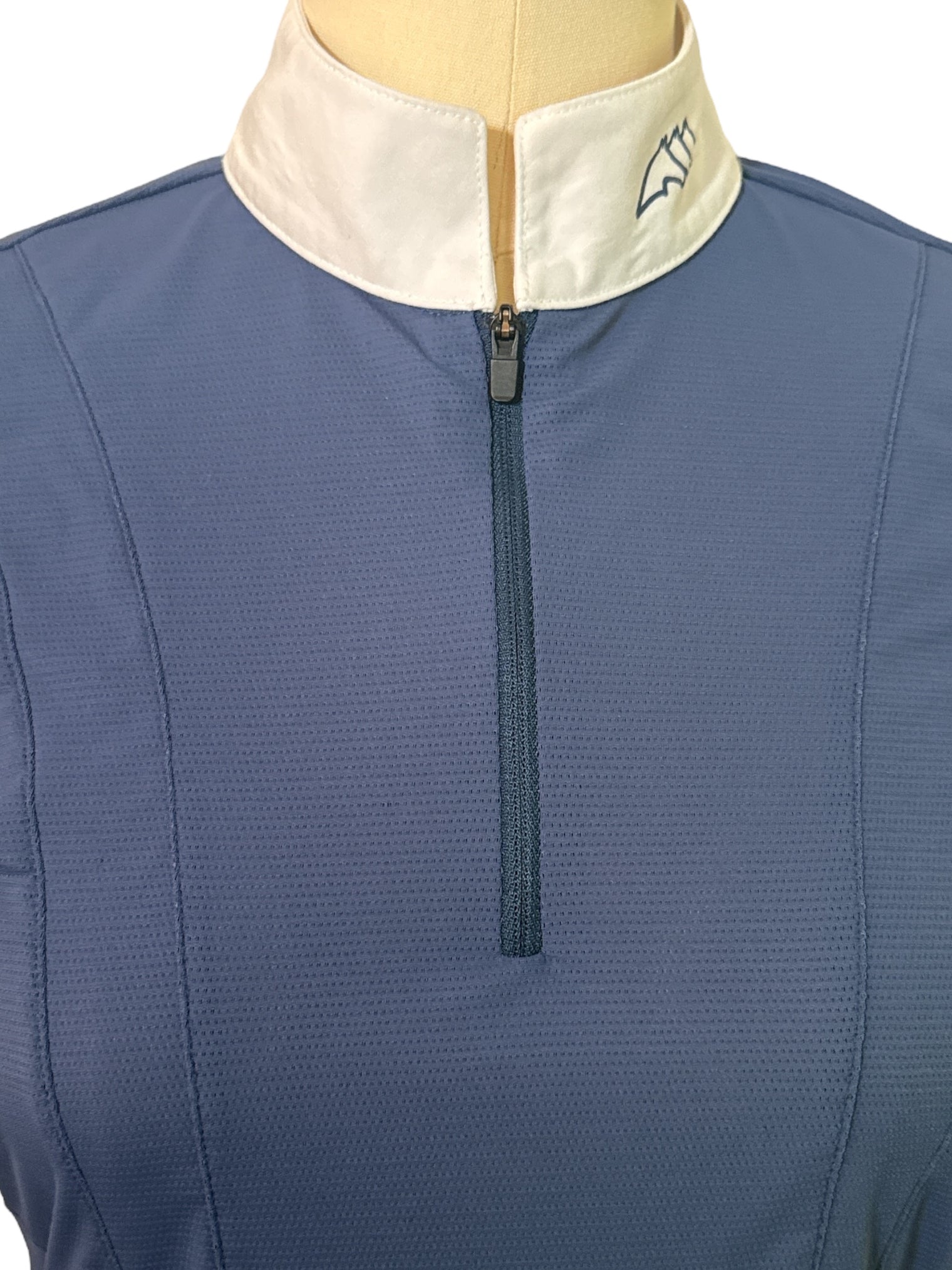 Equiline Colid Tech Mesh Competition Show Shirt - Blue / Size Medium  NEW