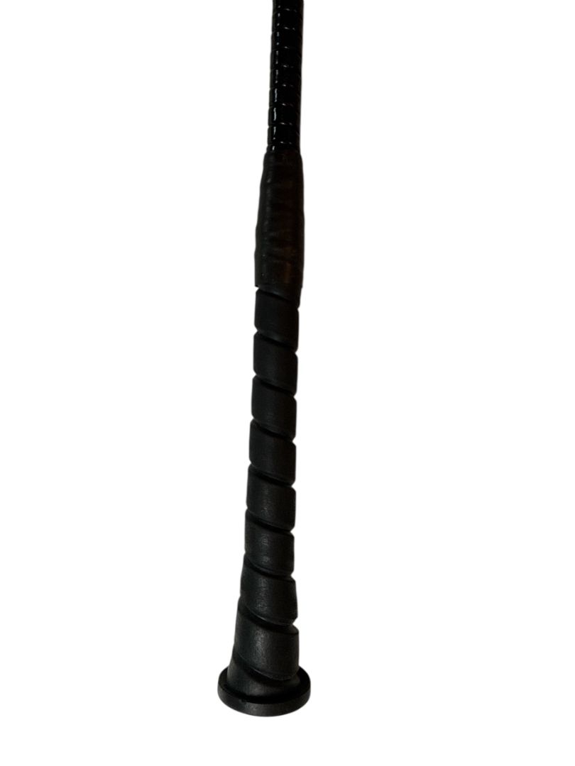 Old Mill Saddlery Black Patent Leather Whip / Crop 21"