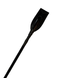 Old Mill Saddlery Black Patent Leather Whip / Crop 21"