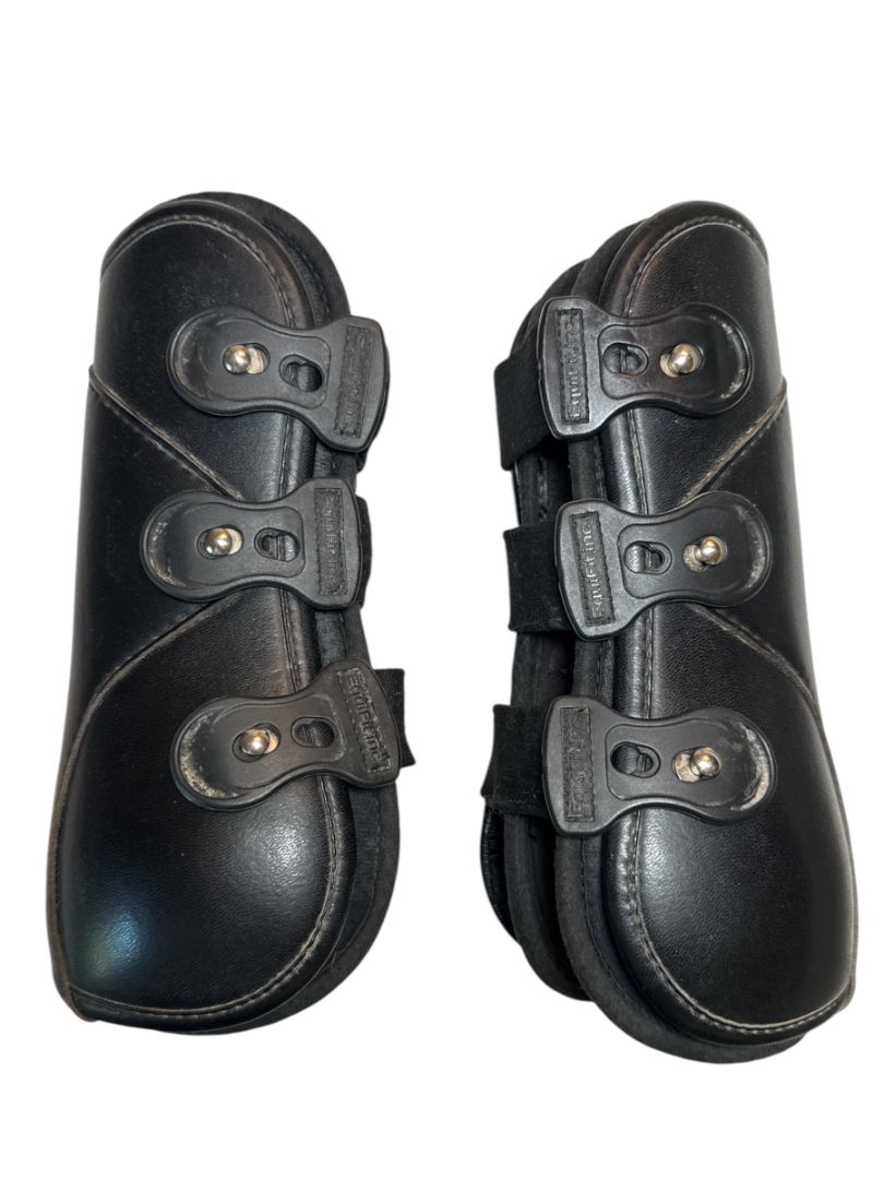 EquiFit Eq-Teq Front Boots - Black / Size Large