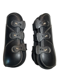 EquiFit Eq-Teq Front Boots - Black / Size Large