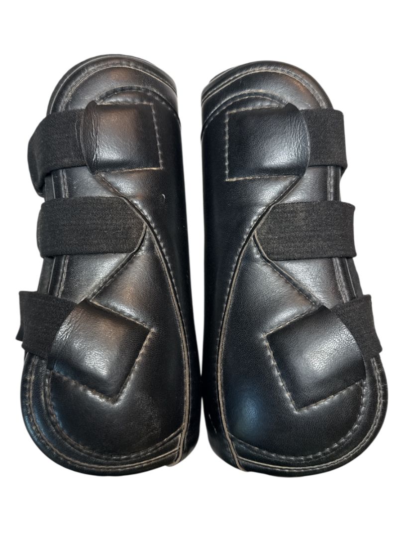 EquiFit Eq-Teq Front Boots - Black / Size Large