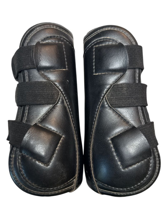 EquiFit Eq-Teq Front Boots - Black / Size Large