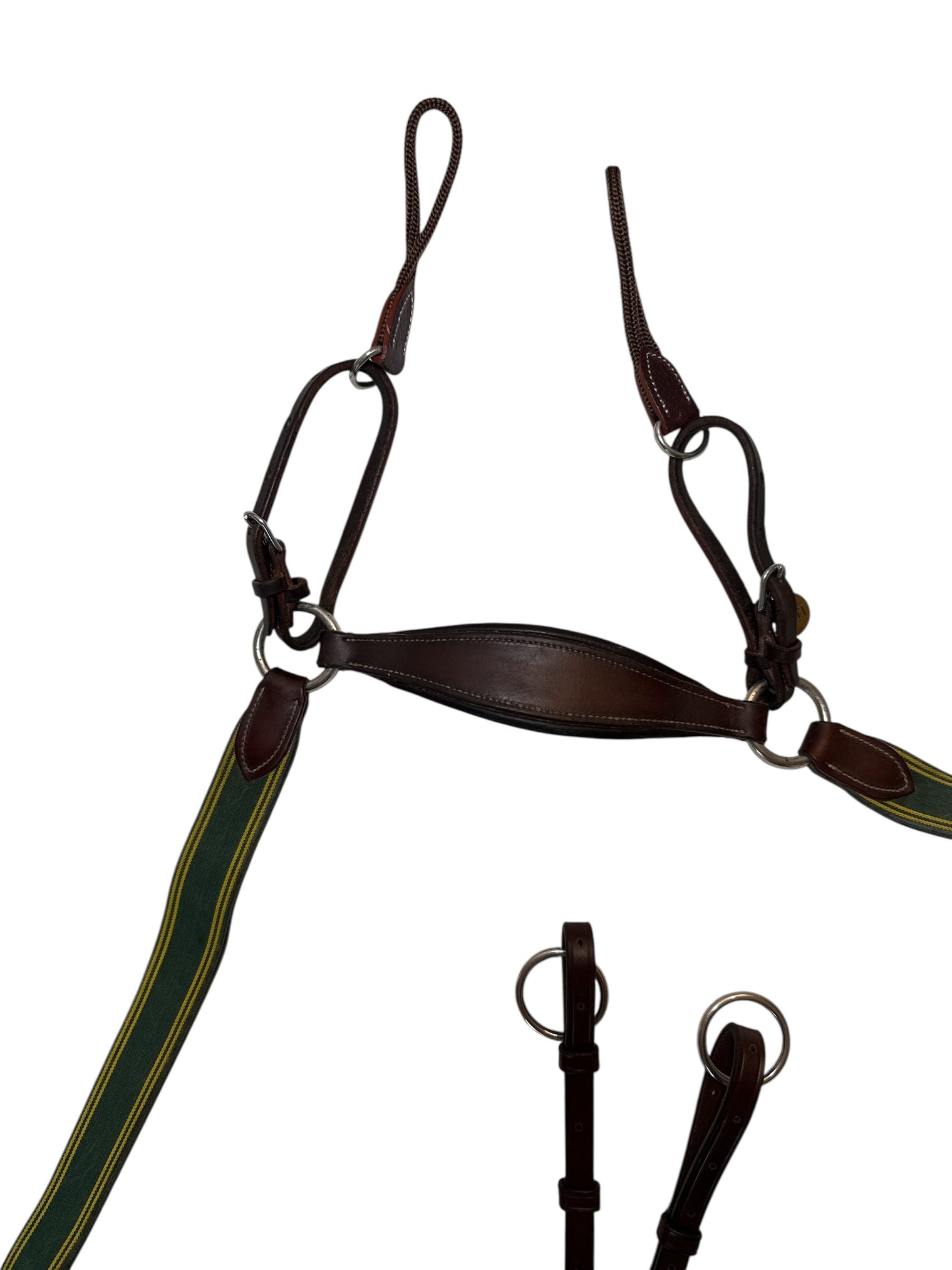 Devoucoux Chiberta Kolibri 5-point Breastplate - Size Medium / Brown