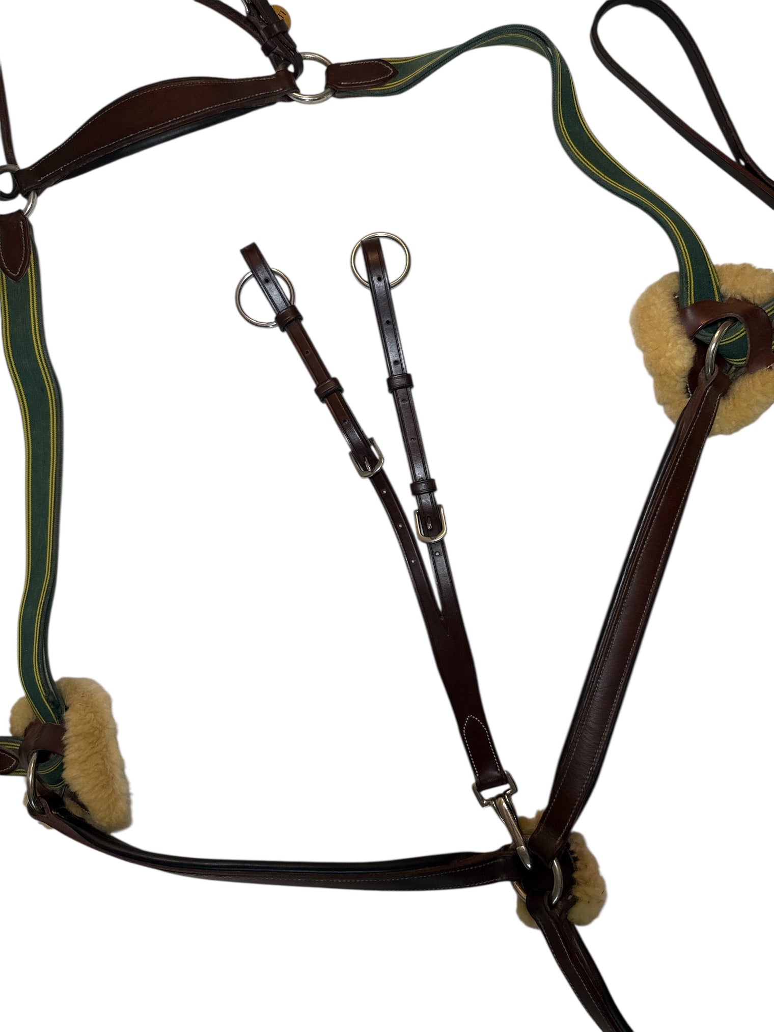Devoucoux Chiberta Kolibri 5-point Breastplate - Size Medium / Brown