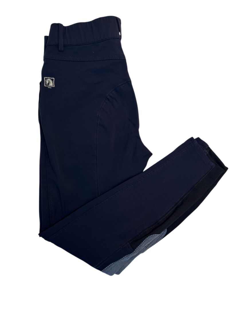 ROMFH Sarafina Classic Knee Patch Breeches -  Navy / Size 26  R