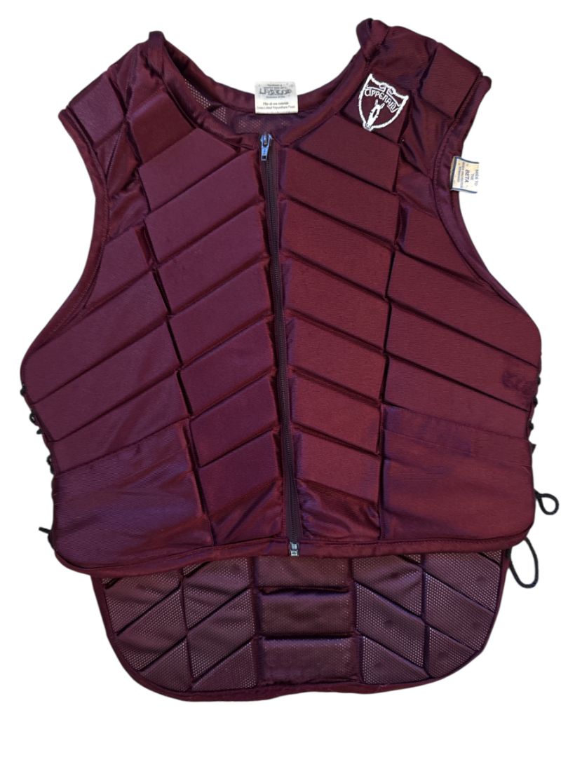 Tipperary Eventer Vest - Burgundy / Size Small
