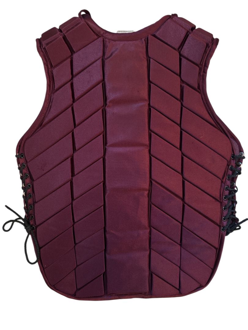 Tipperary Eventer Vest - Burgundy / Size Small