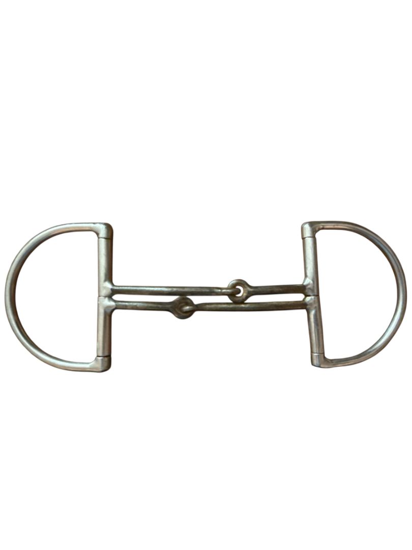 Jay Shuttleworth / JKS Double Mouth Snaffle Dee Sweet Iron Bit - 5"