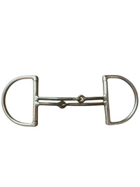 Jay Shuttleworth / JKS Double Mouth Snaffle Dee Sweet Iron Bit - 5"