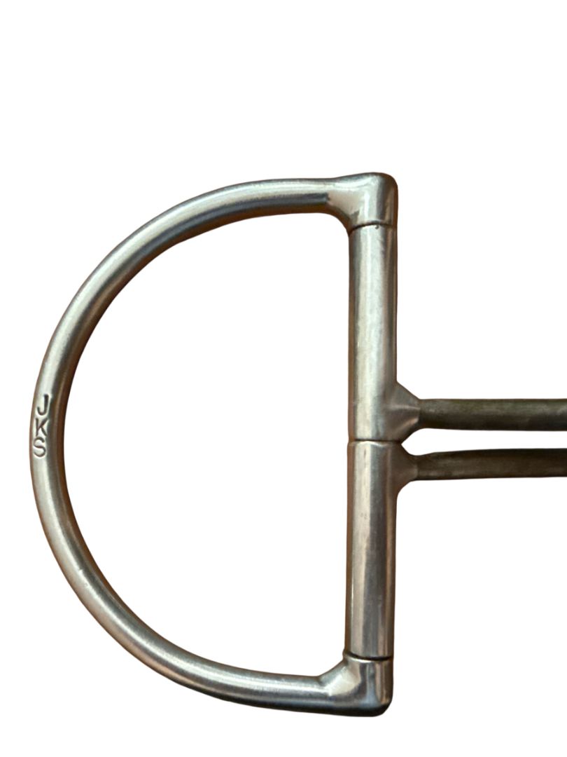 Jay Shuttleworth / JKS Double Mouth Snaffle Dee Sweet Iron Bit - 5"