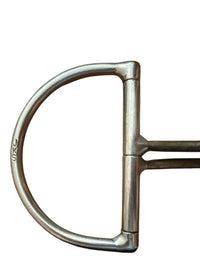 Jay Shuttleworth / JKS Double Mouth Snaffle Dee Sweet Iron Bit - 5"