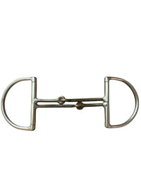 Jay Shuttleworth / JKS Double Mouth Snaffle Dee Sweet Iron Bit - 5"