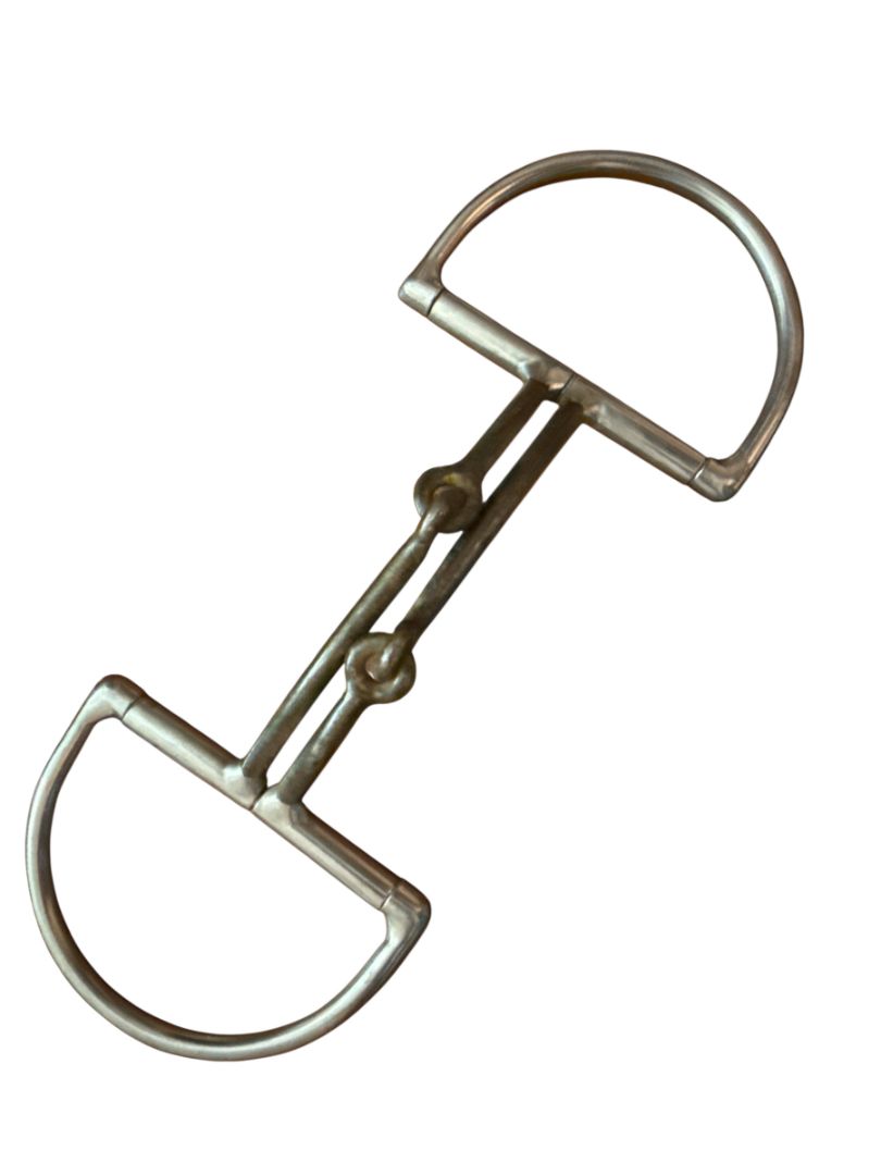 Jay Shuttleworth / JKS Double Mouth Snaffle Dee Sweet Iron Bit - 5"