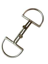 Jay Shuttleworth / JKS Double Mouth Snaffle Dee Sweet Iron Bit - 5"