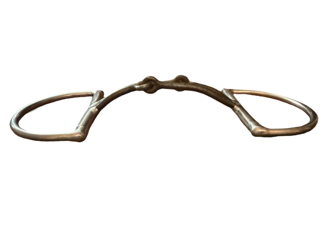 Jay Shuttleworth / JKS Double Mouth Snaffle Dee Sweet Iron Bit - 5"