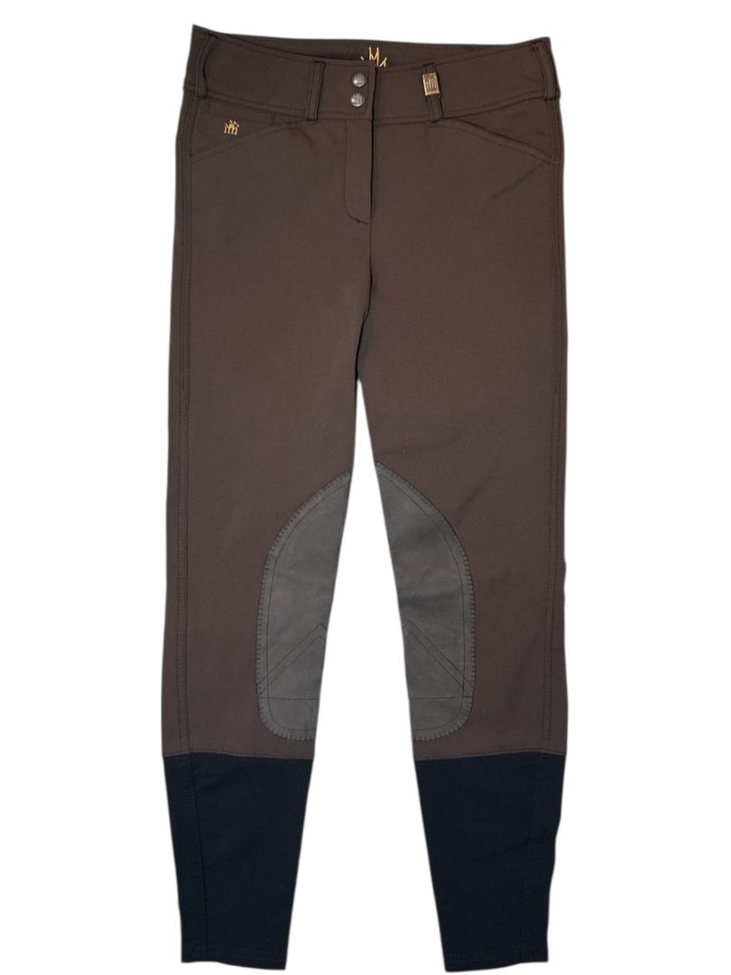 Mastermind Mindy Knee Patch Breeches -  Brown / Size US 24