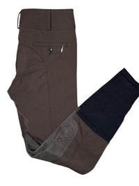 Mastermind Mindy Knee Patch Breeches -  Brown / Size US 24