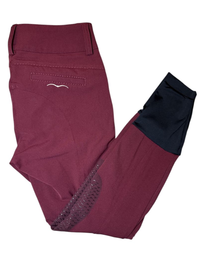 Animo Women's Naspre Knee Grip Breeches - Burgundy / Size IT 42 (US 28)