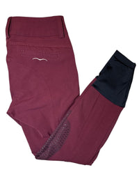 Animo Women's Naspre Knee Grip Breeches - Burgundy / Size IT 42 (US 28)