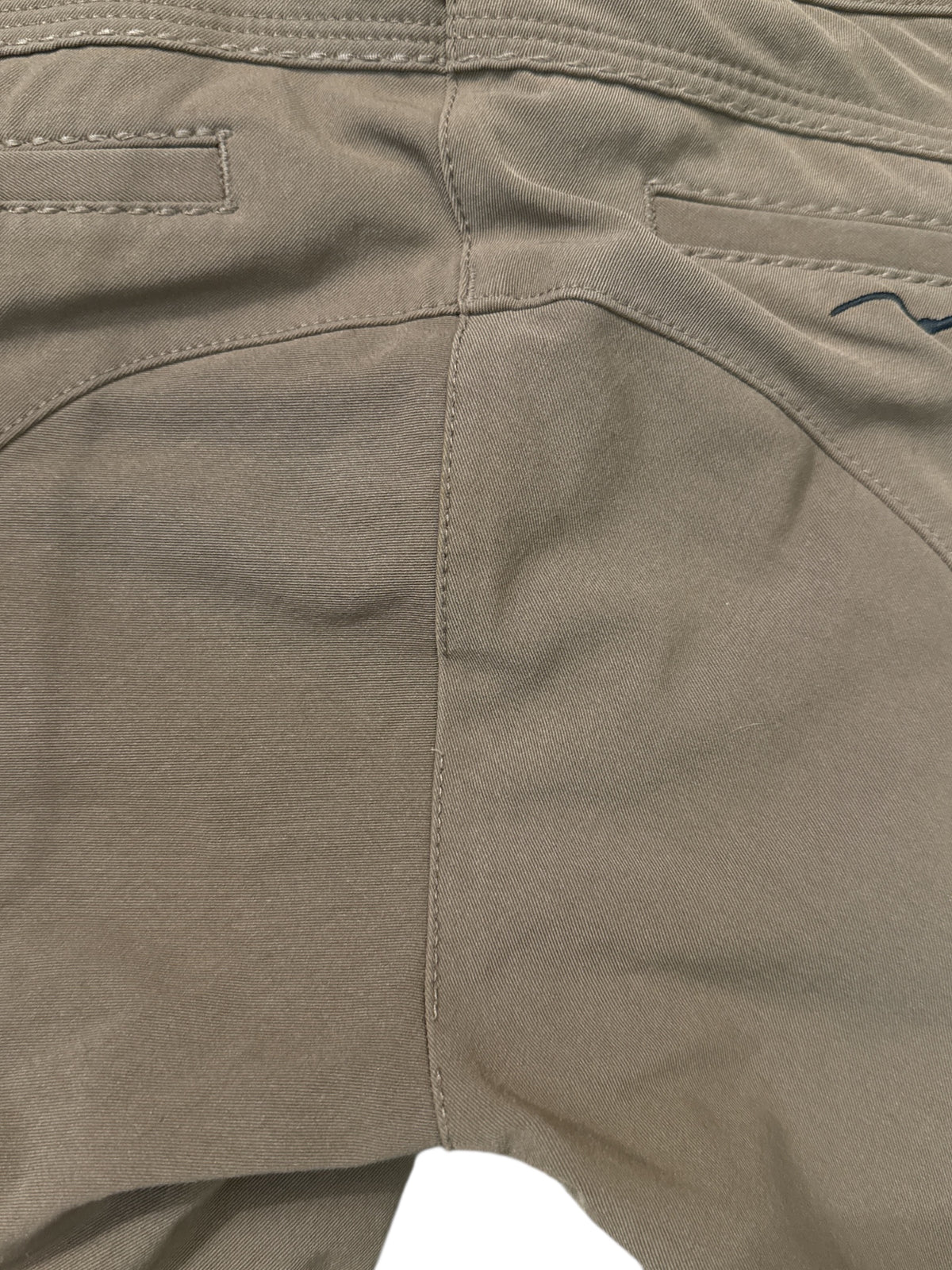 Animo Women's Naspre Knee Grip Breeches - Cuba Cigar Taupe  / Dark Tan / Size IT 42 (US 28)