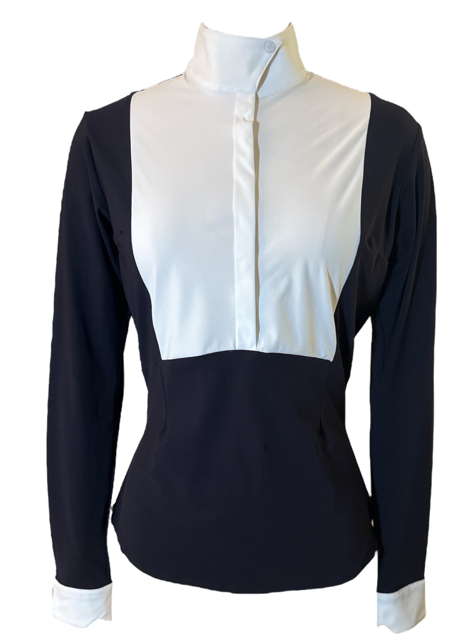 Horse Pilot Monica Show Shirt - Dark Night Navy / Size Medium