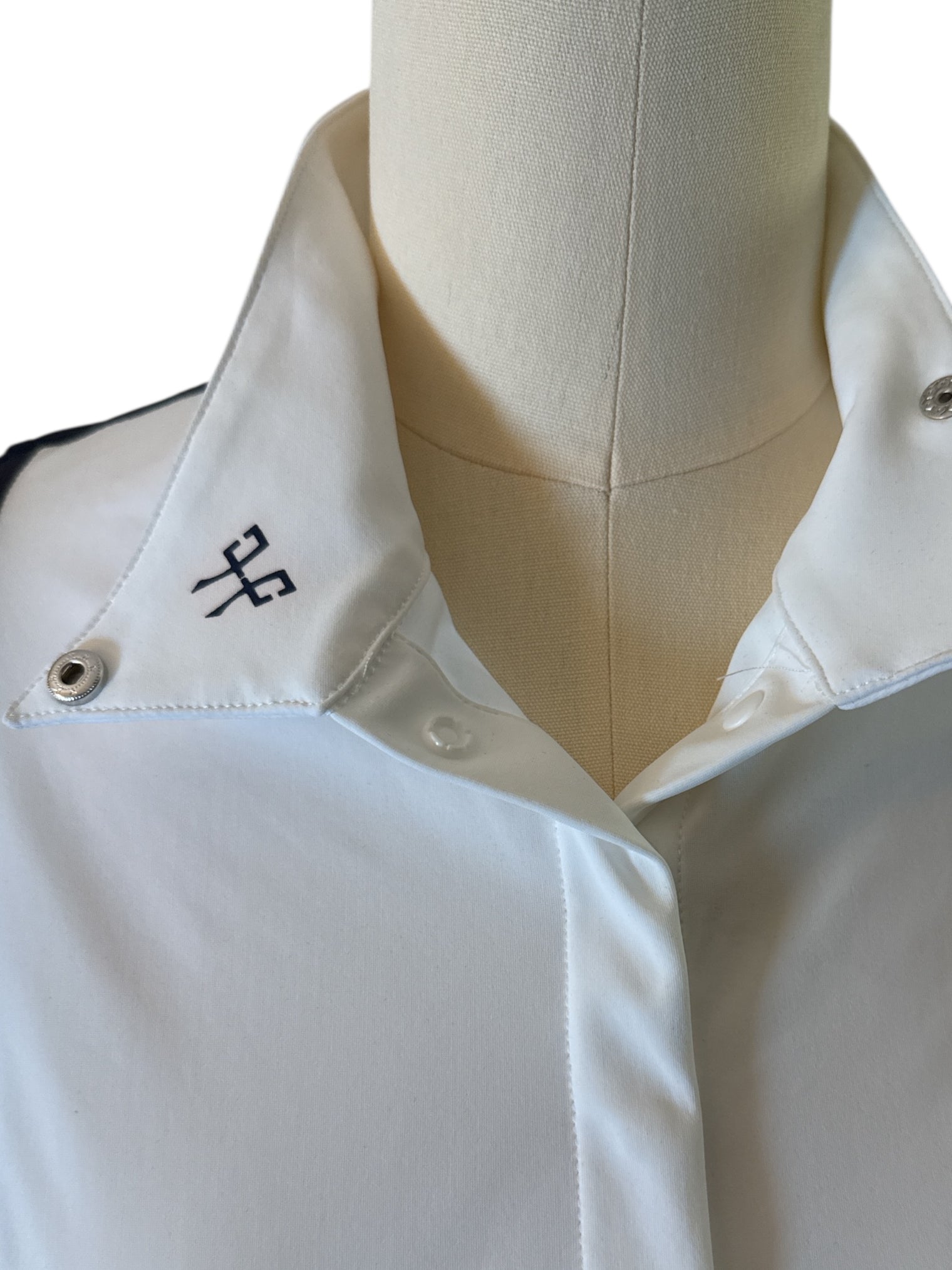 Horse Pilot Monica Show Shirt - Dark Night Navy / Size Medium