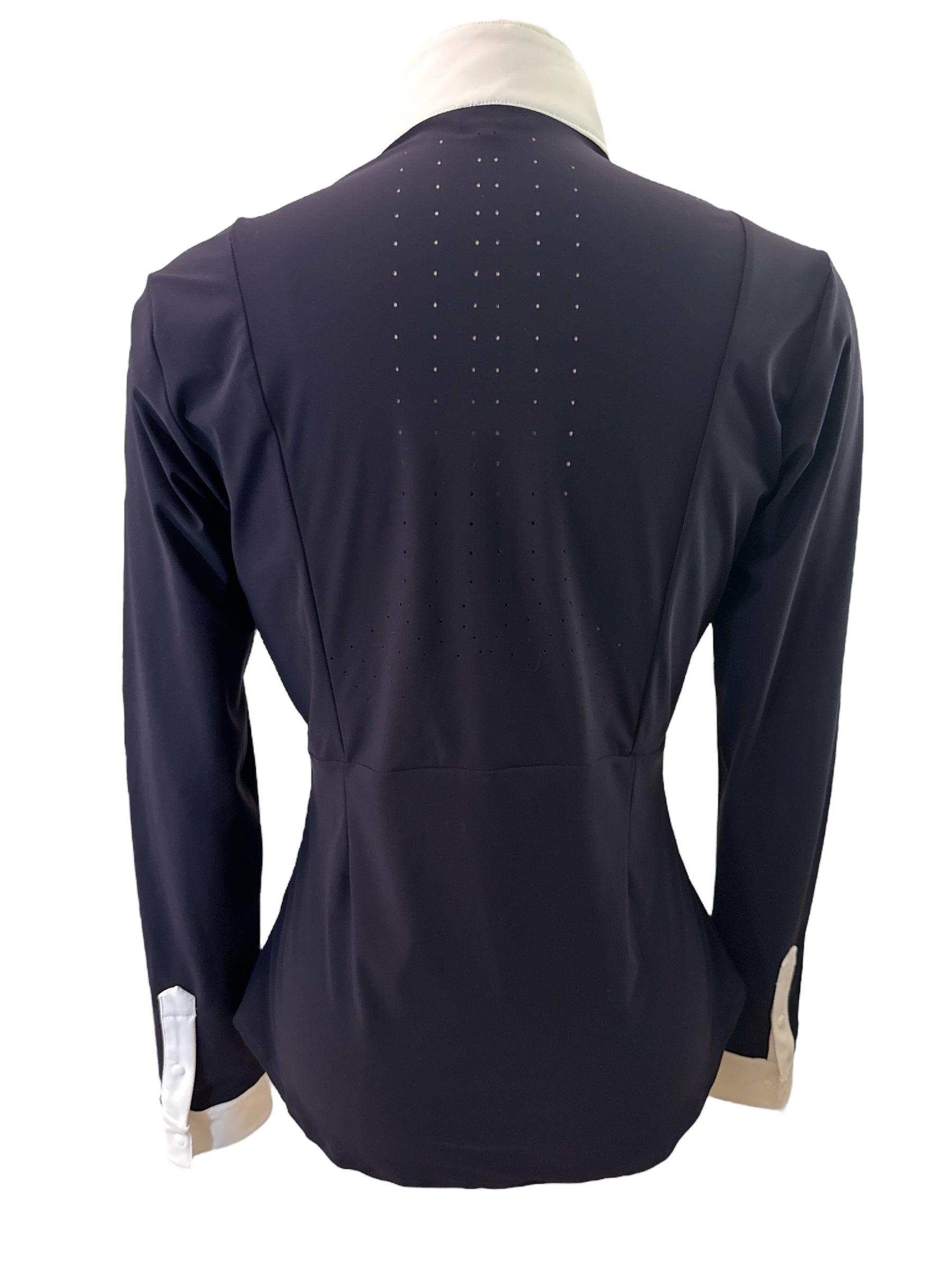 Horse Pilot Monica Show Shirt - Dark Night Navy / Size Medium