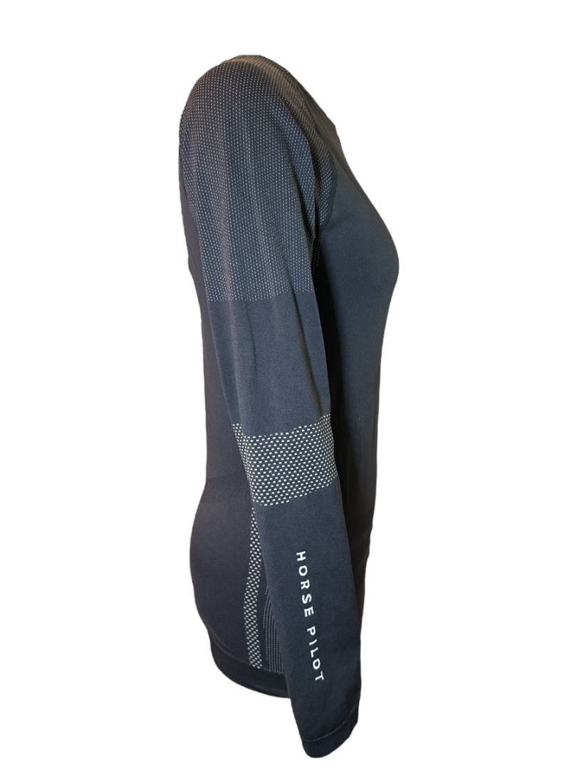 Horse Pilot Optimax Training Shirt / Iron Grey - Size M/L
