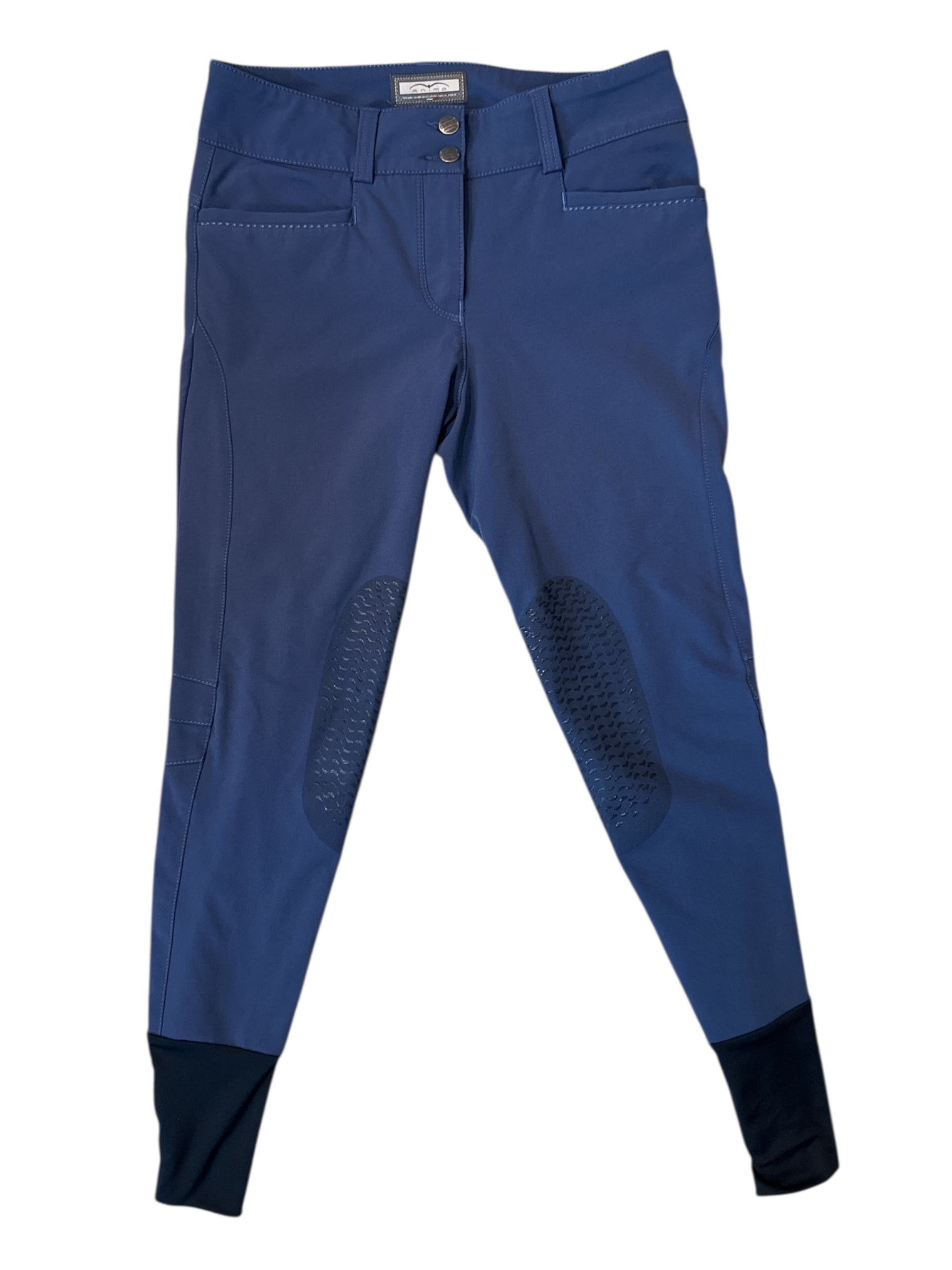 Animo Women's Naspre Knee Grip Breeches -Blue / Size IT 42 (US 28)