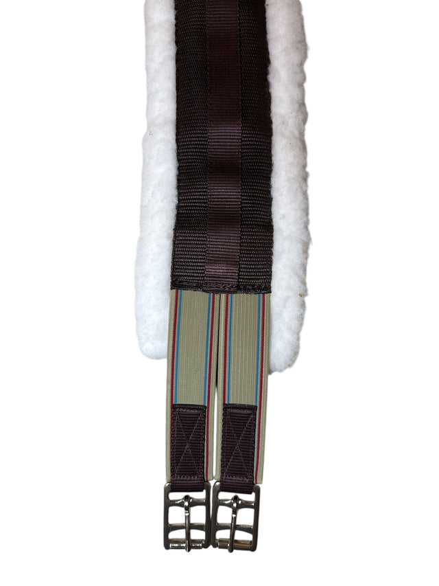 HFP Fleece Nano-Silver Pony Girth - Brown / Size 42"  NEW