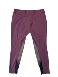 RJ Classics Gulf Knee Patch Breeches - Mixed Berry / Pink / Size US 28