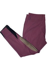 RJ Classics Gulf Knee Patch Breeches - Mixed Berry / Pink / Size US 28