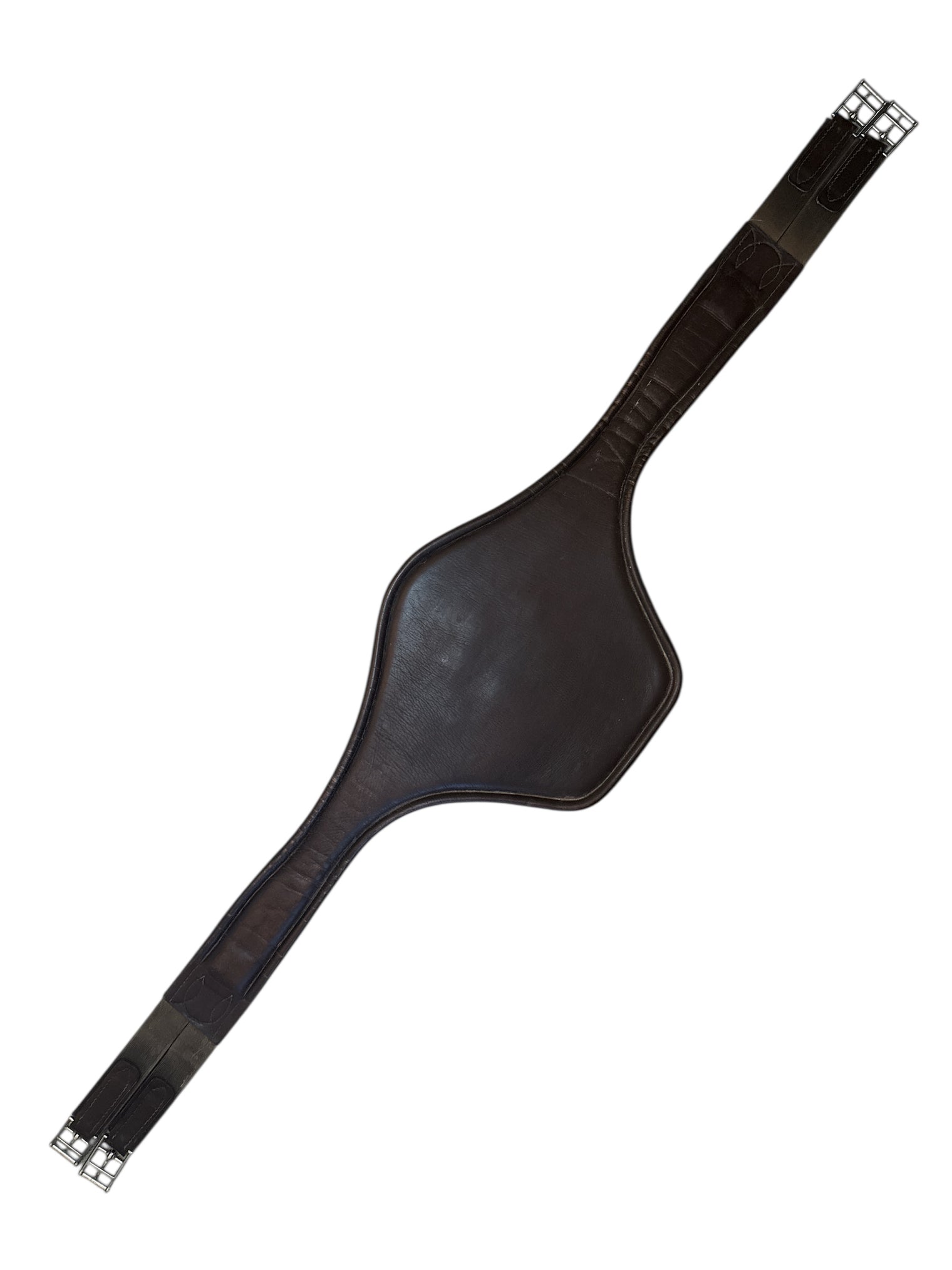 Brown Leather Stud Girth - Size 56"