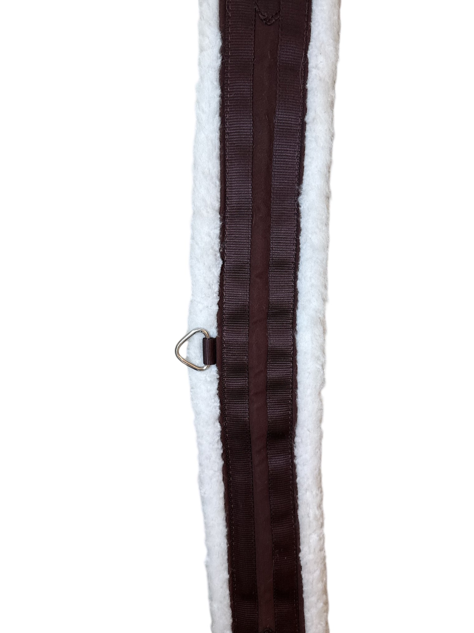 Lettia Fleece-Lined CoolMax Girth - Brown / Size 48"
