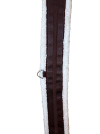 Lettia Fleece-Lined CoolMax Girth - Brown / Size 48"