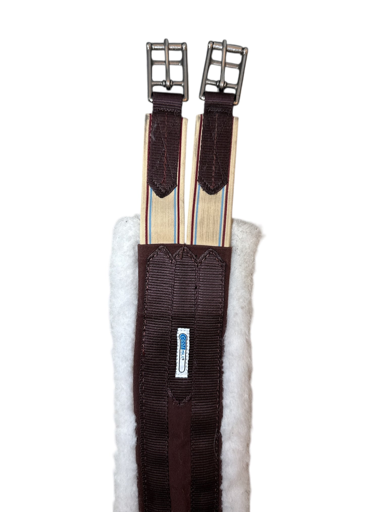 Lettia Fleece-Lined CoolMax Girth - Brown / Size 48"