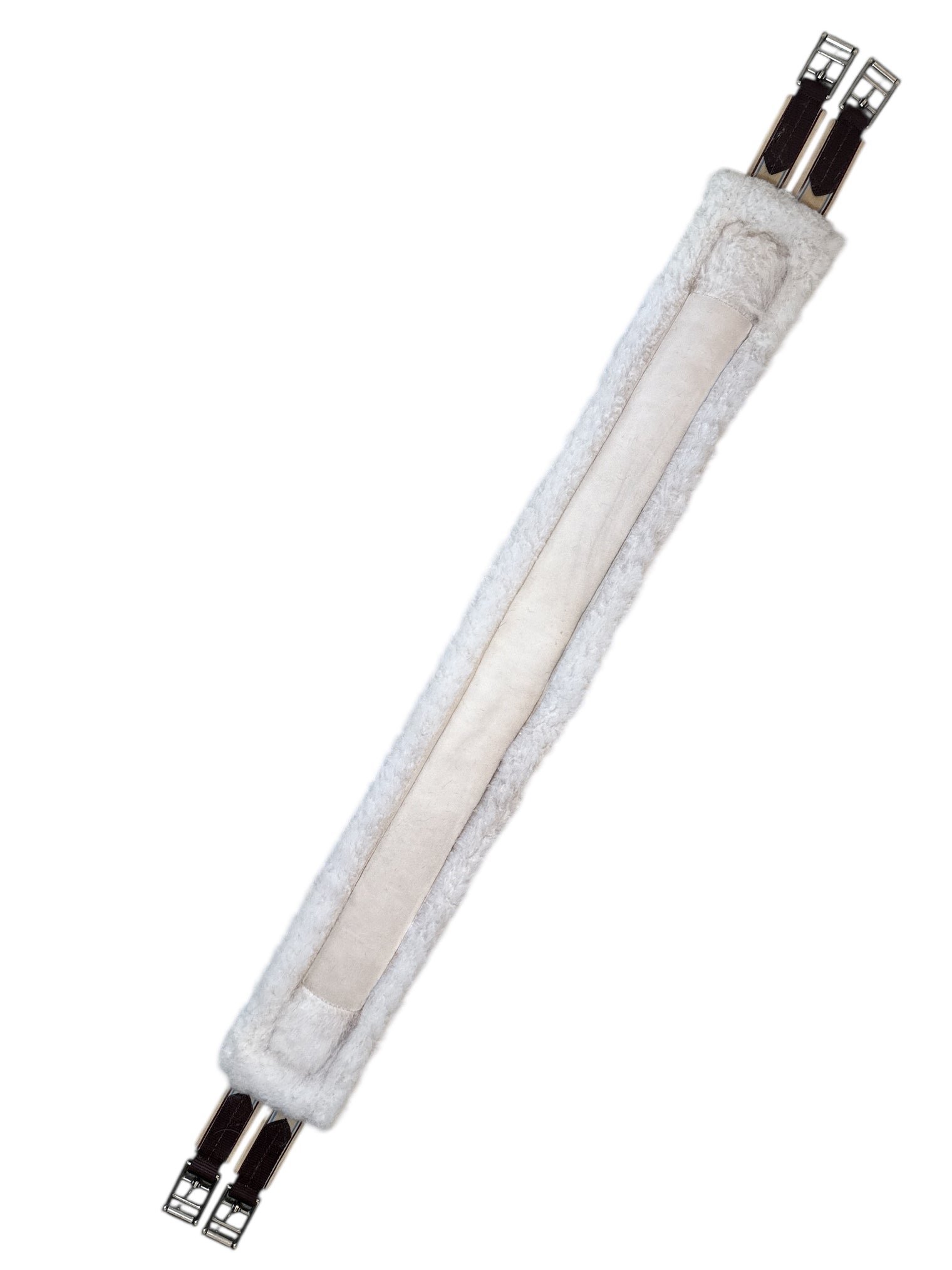 Lettia Fleece-Lined CoolMax Girth - Brown / Size 48"