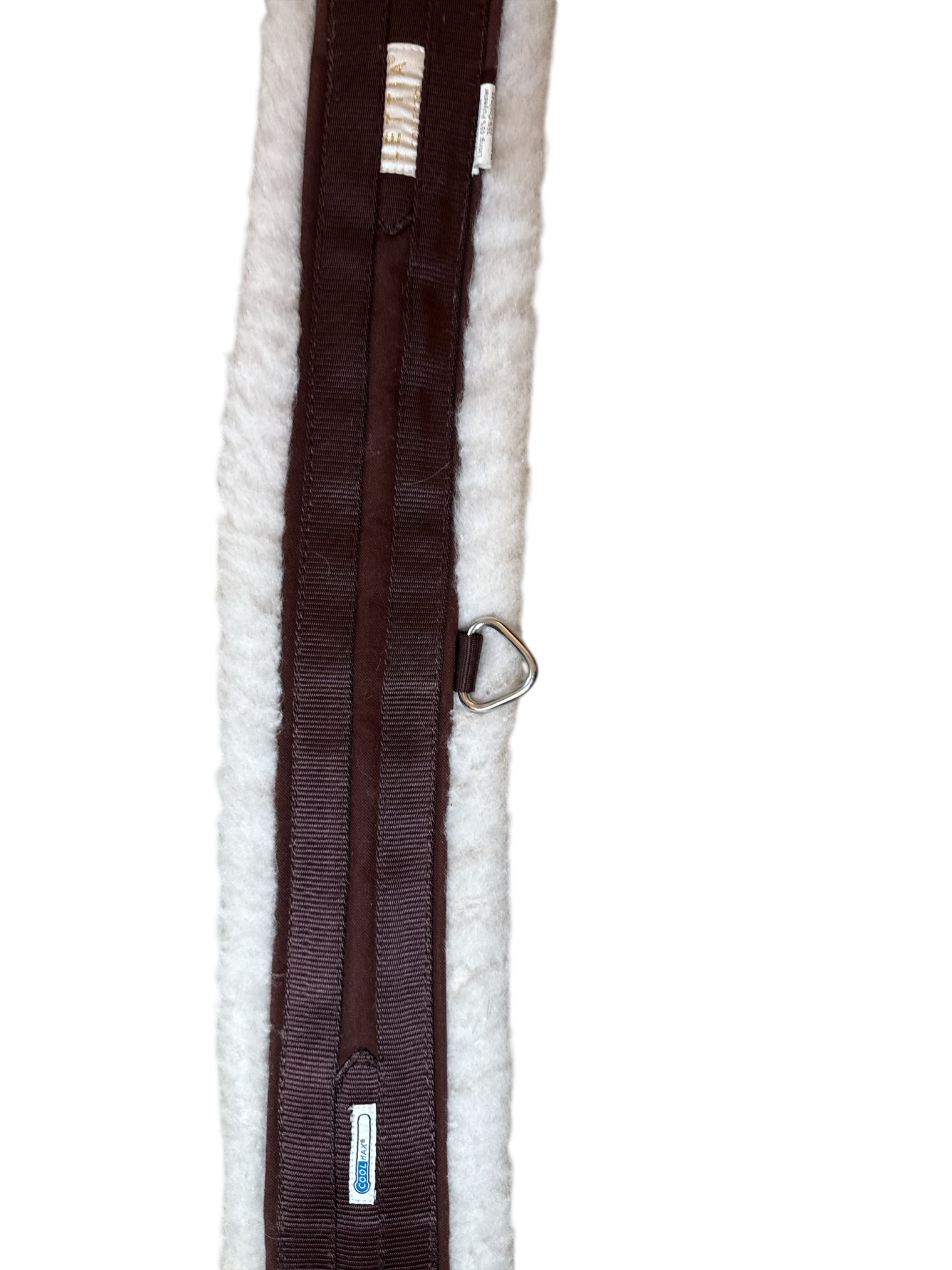 Lettia Fleece-Lined CoolMax Pony Girth - Brown / Size 38"