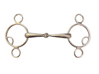 KTS Kocher Tack Shop Custom 3 Ring Snaffle Bit - 5 1/2"