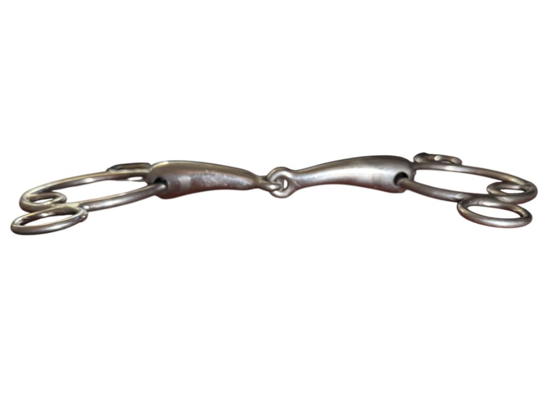 KTS Kocher Tack Shop Custom 3 Ring Snaffle Bit - 5 1/2"