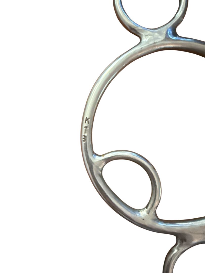 KTS Kocher Tack Shop Custom 3 Ring Snaffle Bit - 5 1/2"