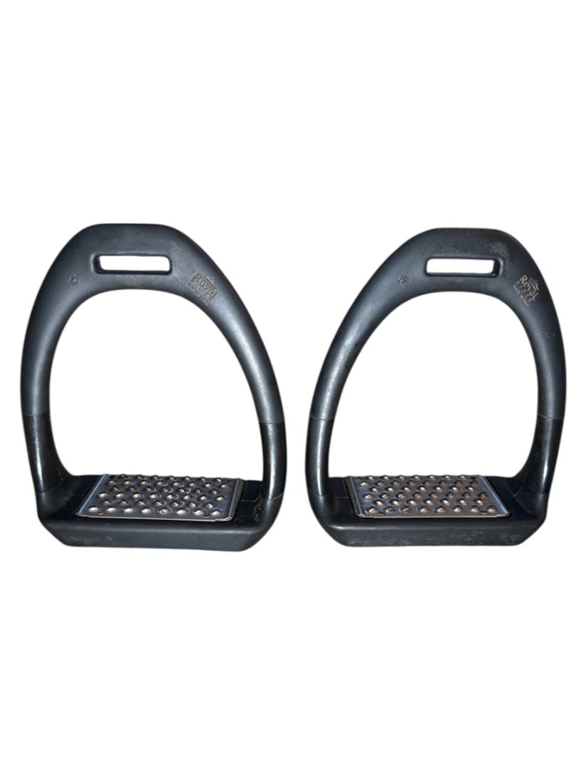 Royal Rider Sport Stirrups - Black  4 3/4"