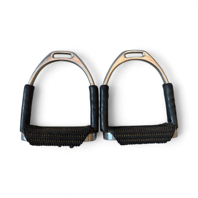 Herm Sprenger Jointed Flex Stirrup Irons - 4 1/2"