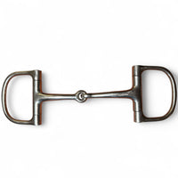 Racing Dee Ring Snaffle Bit - 5"