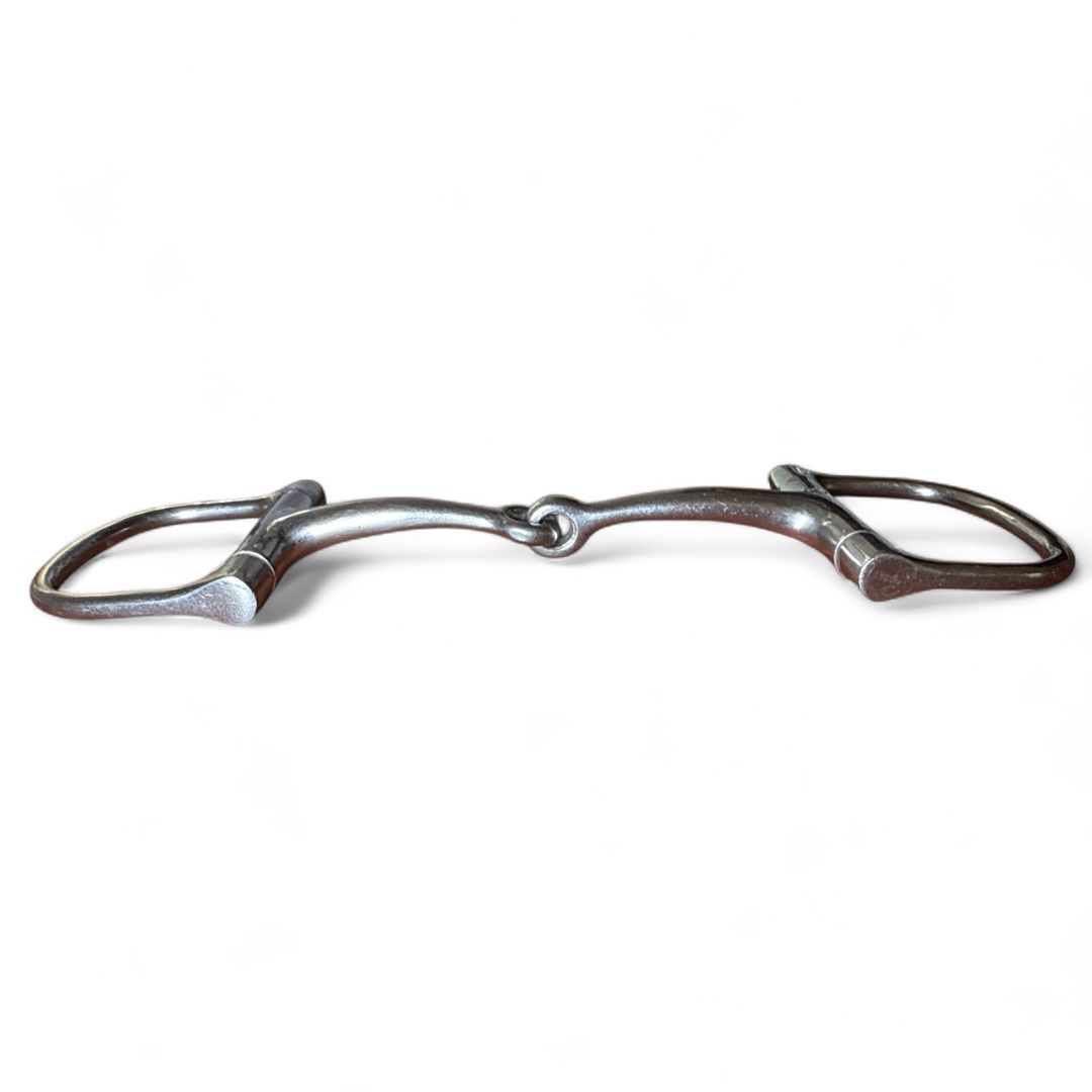 Racing Dee Ring Snaffle Bit - 5"