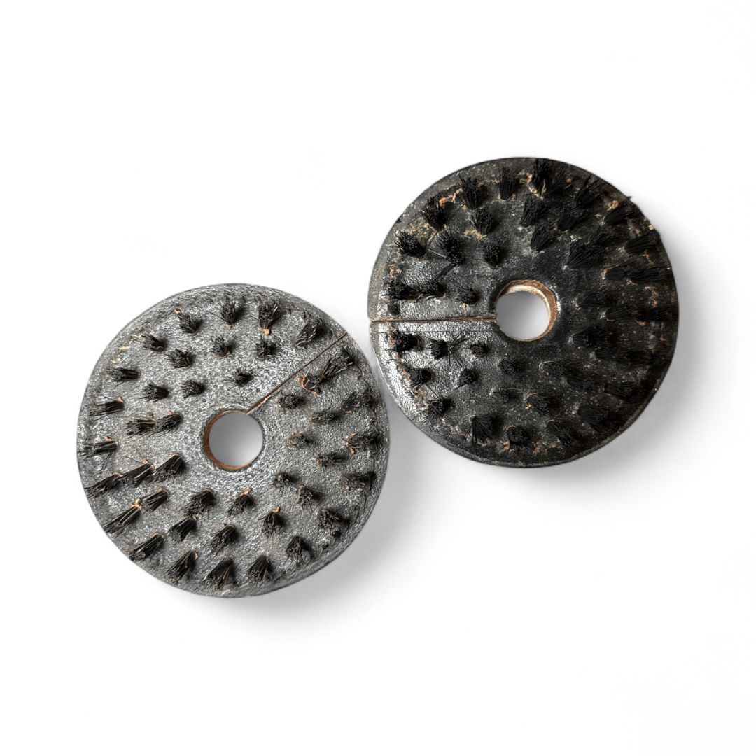 Leather Bit Burr - Pair / Black