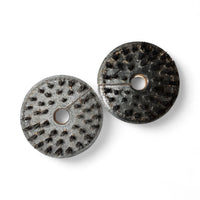 Leather Bit Burr - Pair / Black